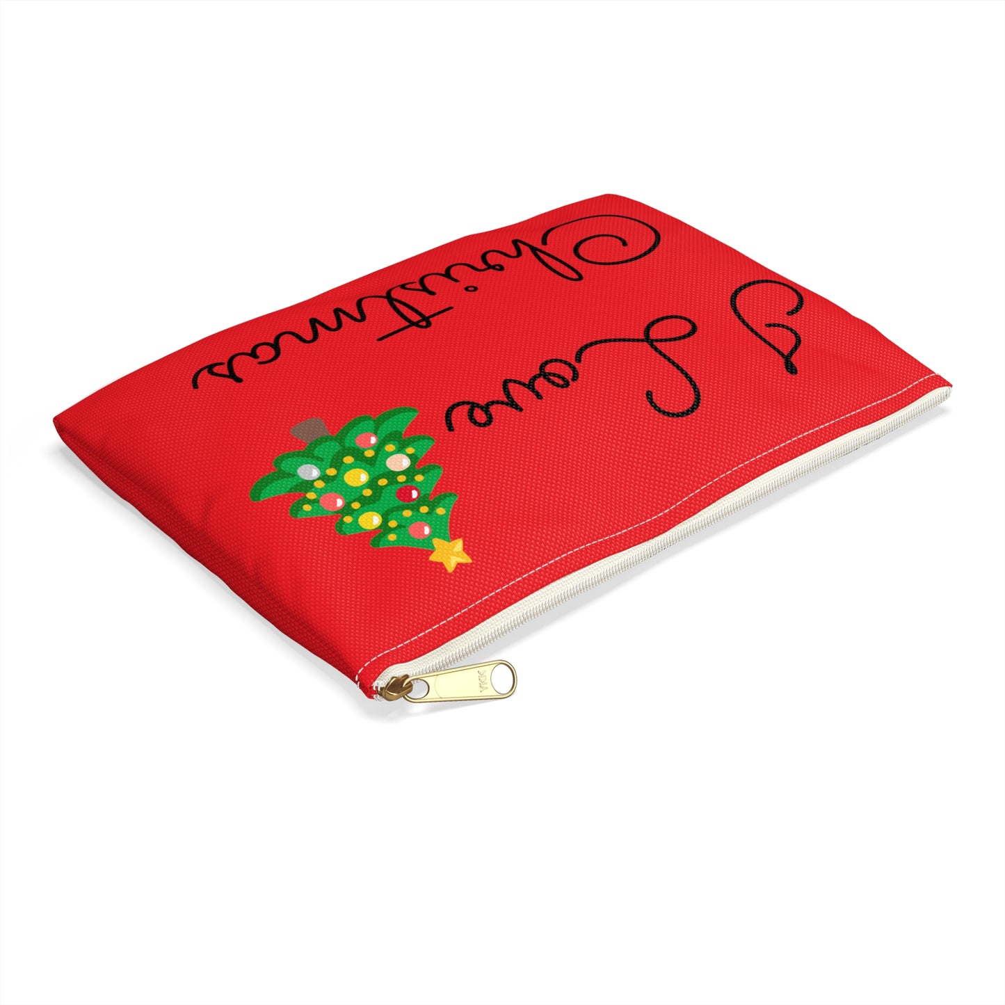 I Love Christmas Accessory Pouch