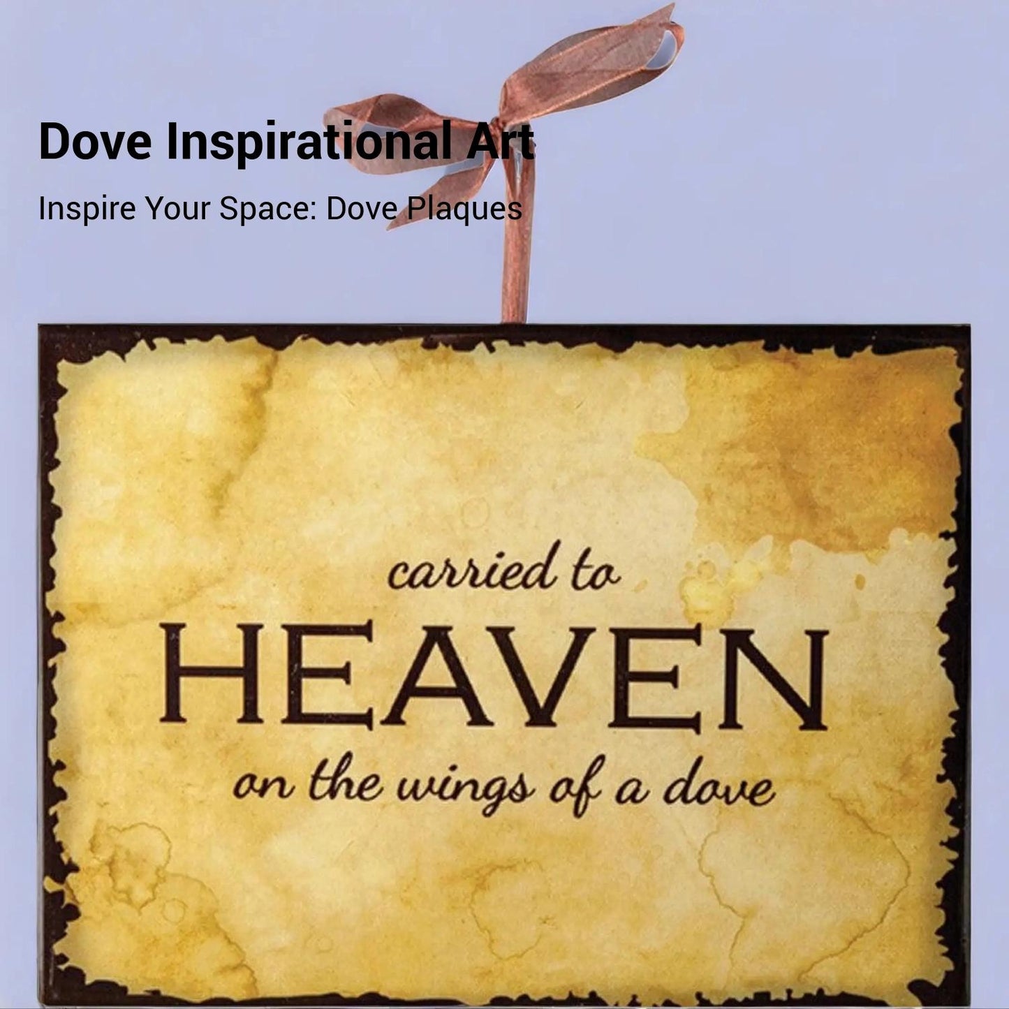 Wings Of A Dove - Inpsirational Plaque Set of 3