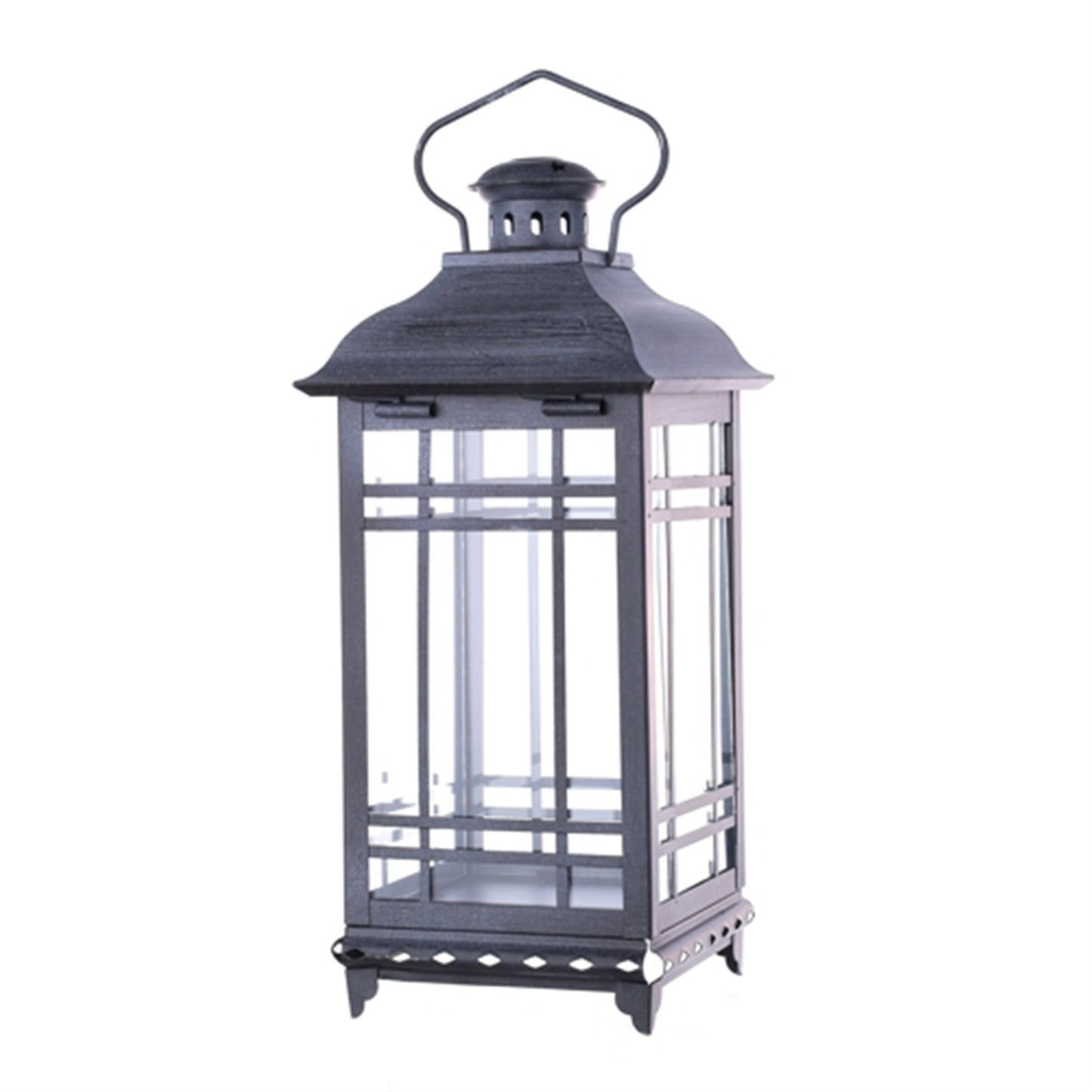 Lantern (Set of 3) 14"H, 17"H, 20"H Metal/Glass
