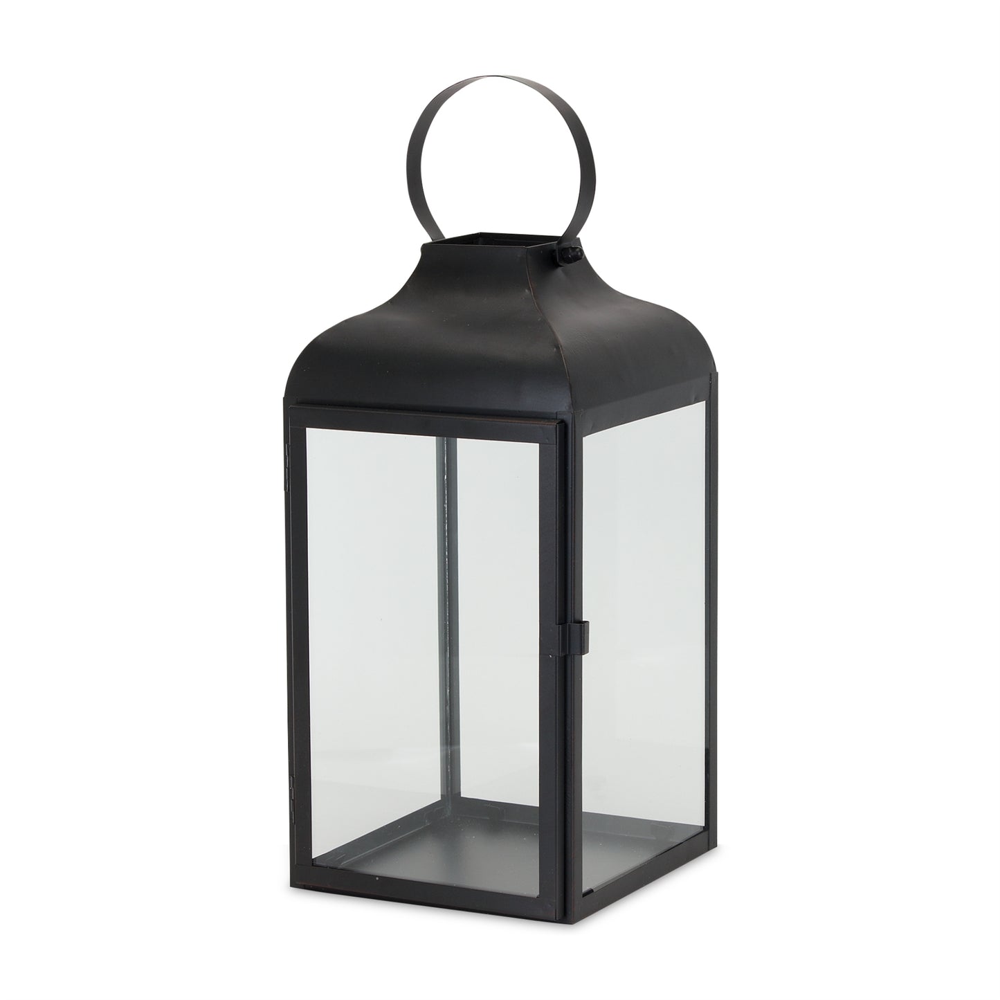 Lantern (Set of 3) 10"H, 12.75"H, 16"H Iron/Glass
