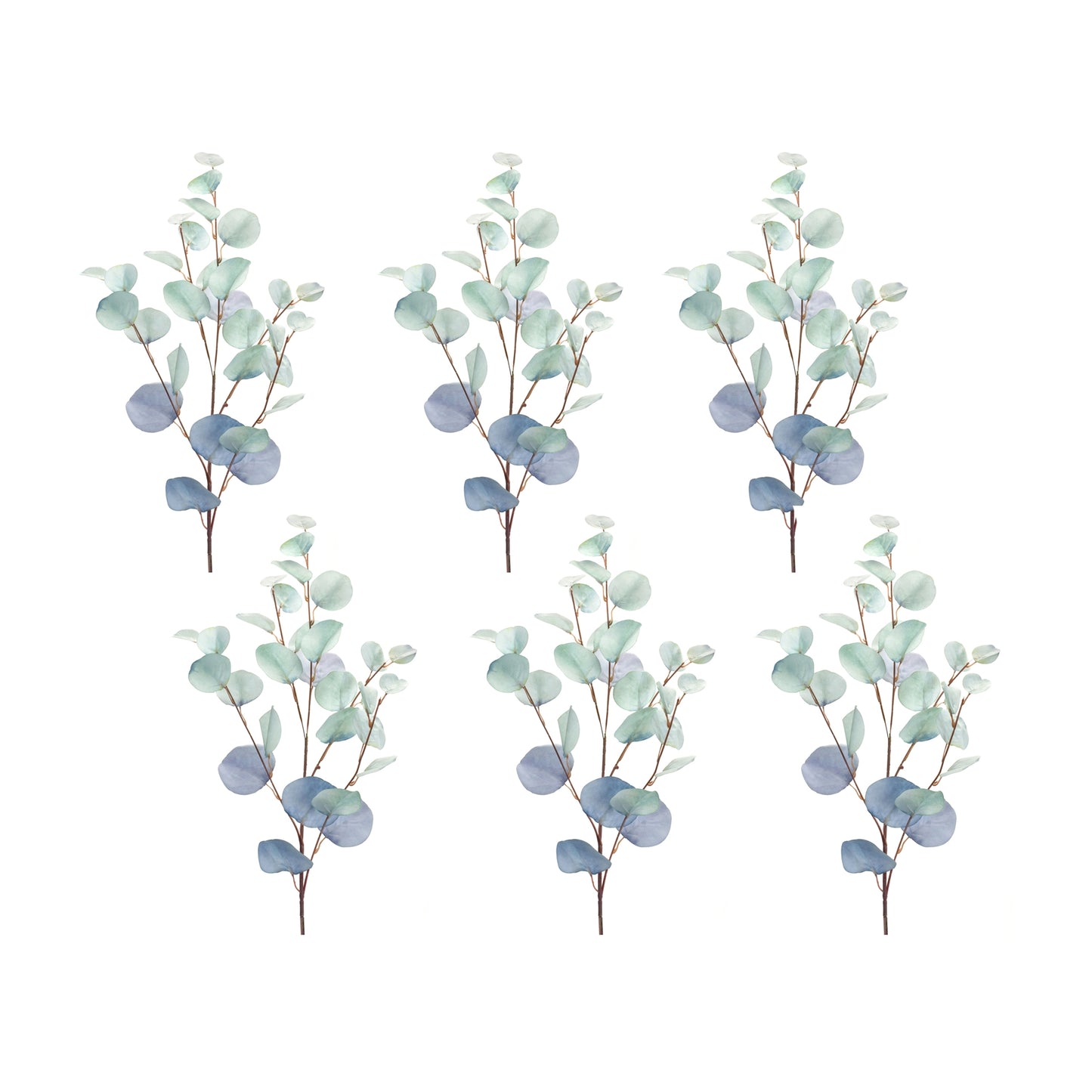 Eucalyptus Spray (Set of 6) 34"H Polyester