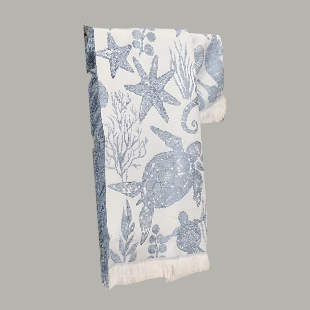 Sea Creatures Rayon Throw 50x60