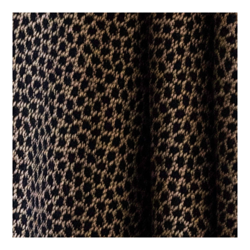 Lynx Black/Tan 48X60 Rayon Throw Blanket
