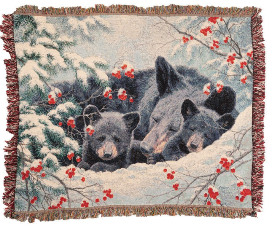 Cozy Bear 60X50 Tapestry Throw Woven