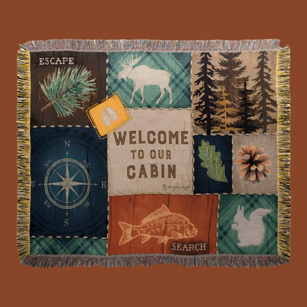 Escape To Nature Tapestry Throw 50" x 60"