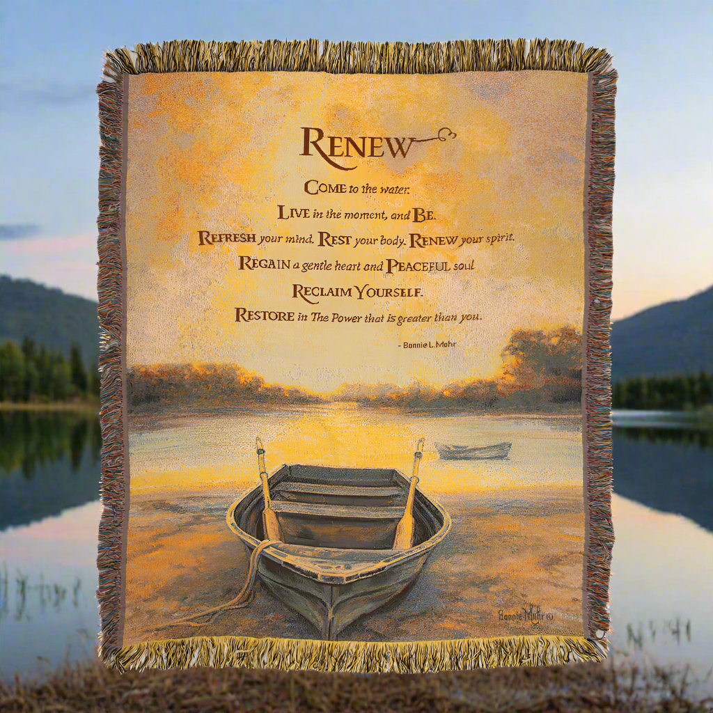 Renew Tapestry Throw 50x60 Woven Throw