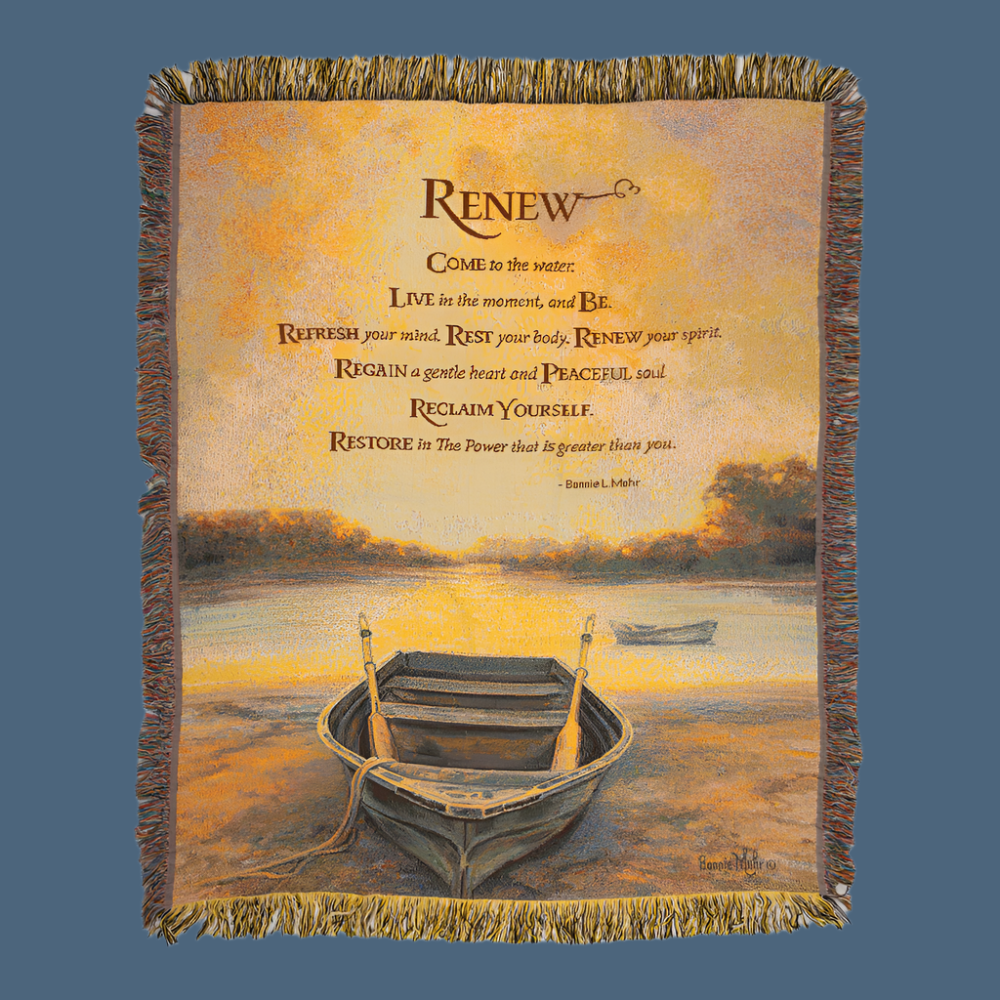 Renew Tapestry Throw 50x60 Woven Throw