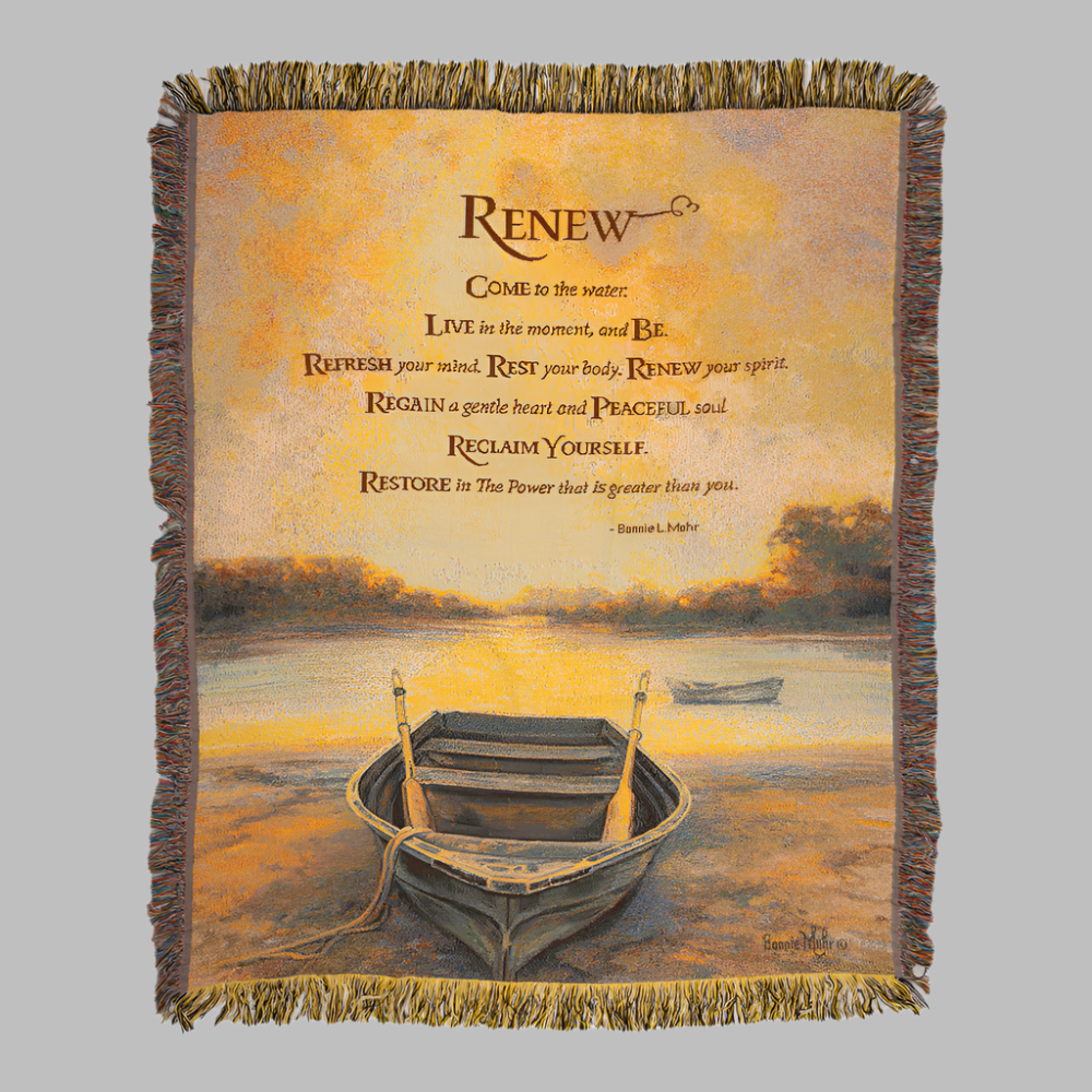 Renew Tapestry Throw 50x60 Woven Throw