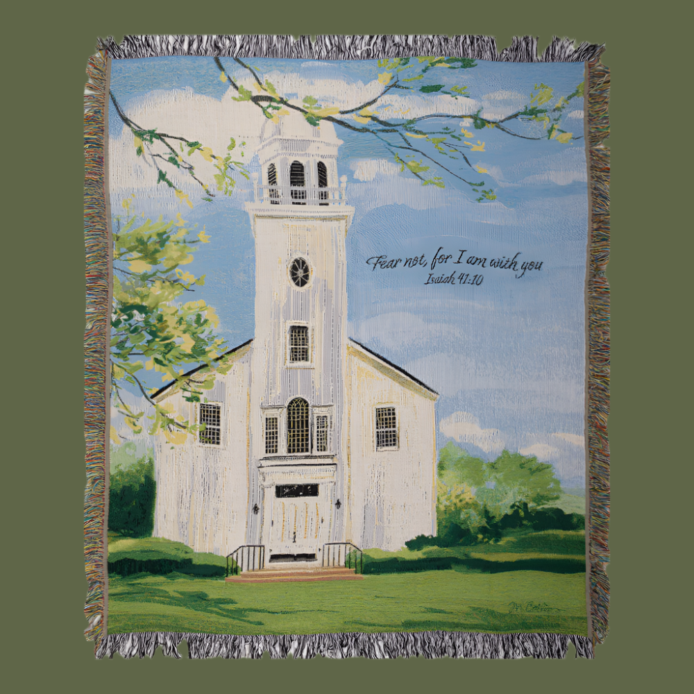 Town Square So Do Not Fear Tapestry Throw 50x60 Woven Throw