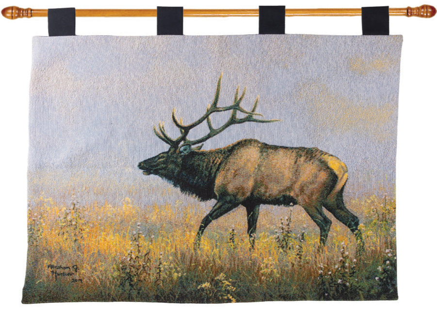 Grey Ghost Tapestry Wall Hanging 36x26
