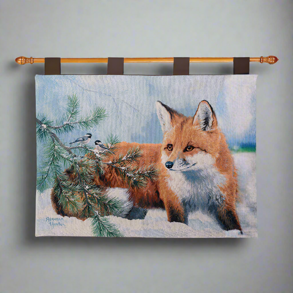 Snow Day Tapestry Wall Hanging 36x26