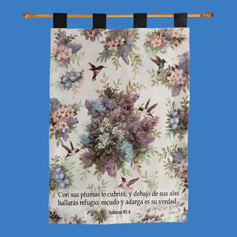 Whisper Wings Tapestry Wall Hanging - Spanish 26x36