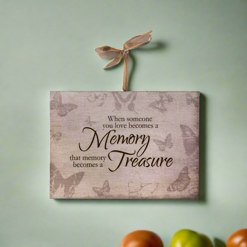 Memory Ceramic Inspirational Plaque