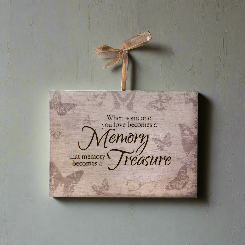 Memory Ceramic Inspirational Plaque