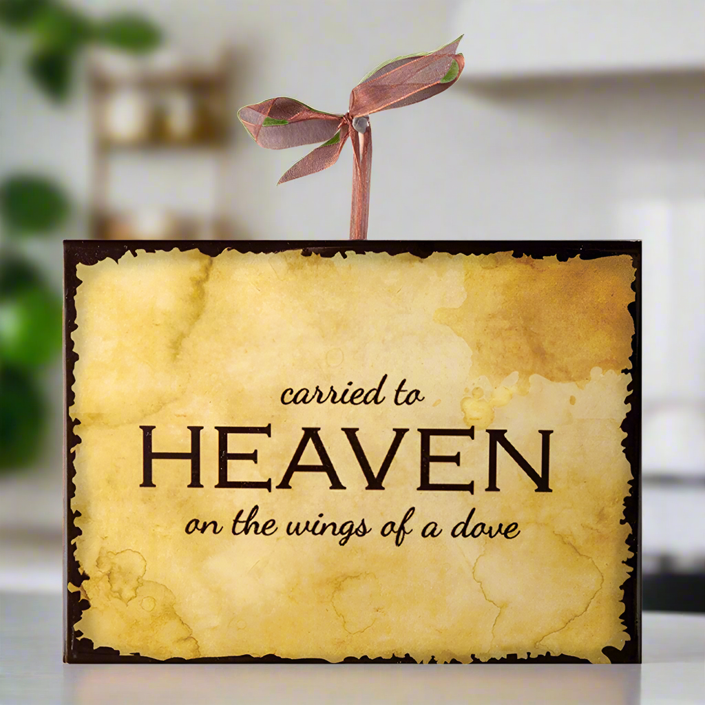 Wings Of A Dove - Inpsirational Plaque Set of 3