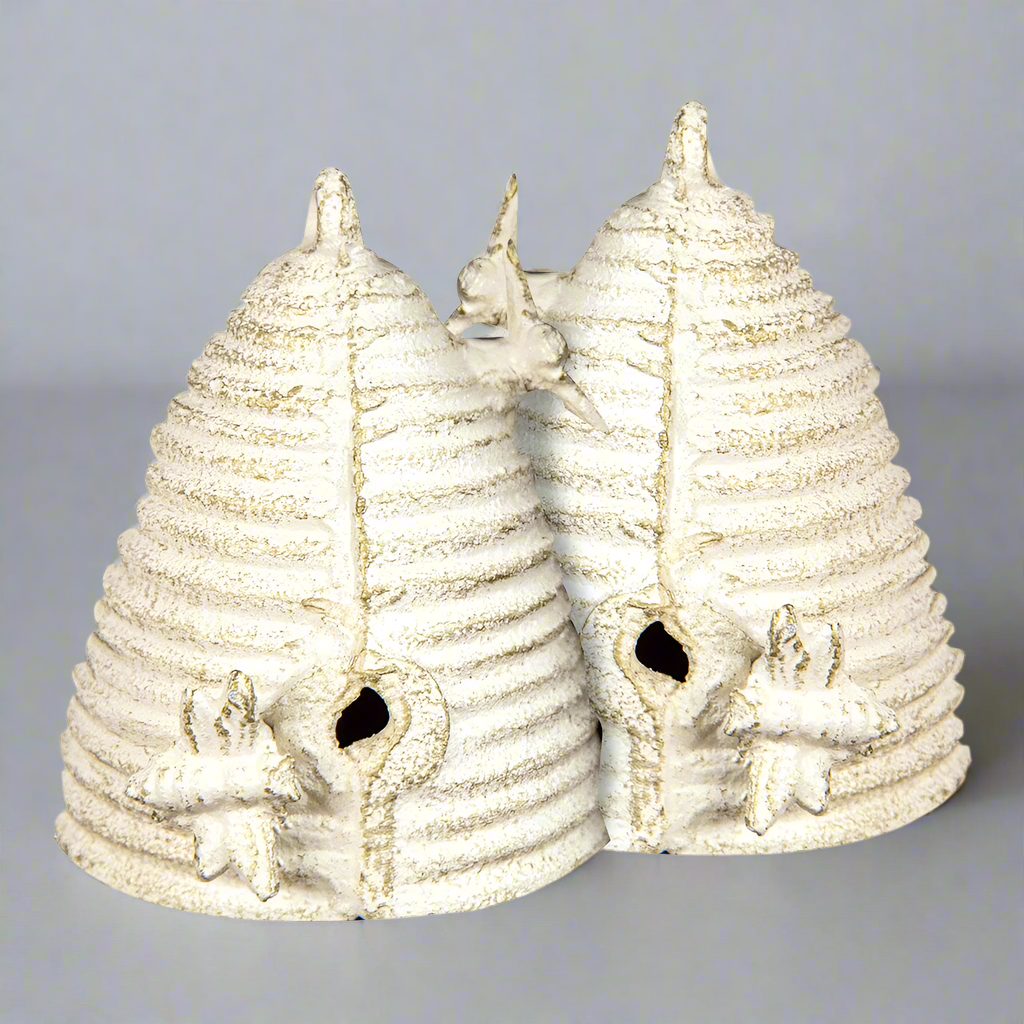 Beehive Cast Iron Bookends Set of 2