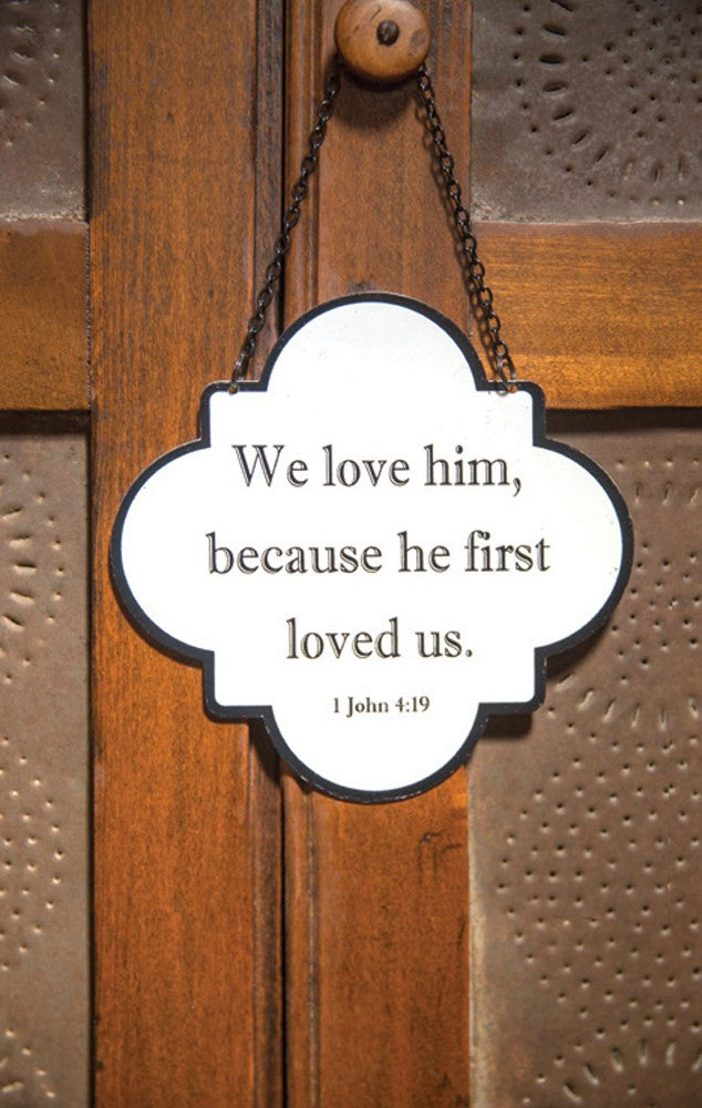 Inspired Sayings Quatrefoil Inspirational Signs S/6