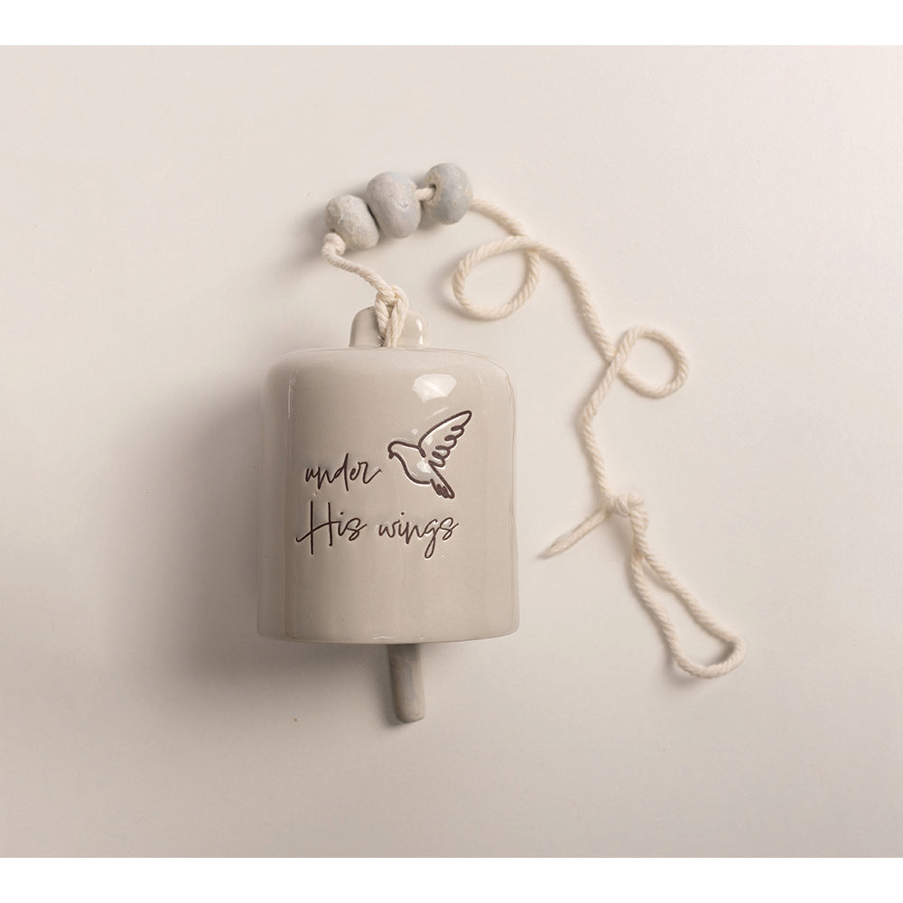 Ceramic Bell - Under His Wings