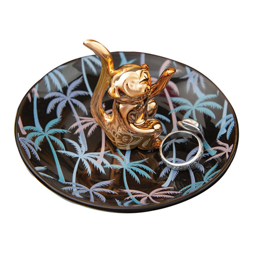 Ceramic Monkey Ring Dish Set of 4