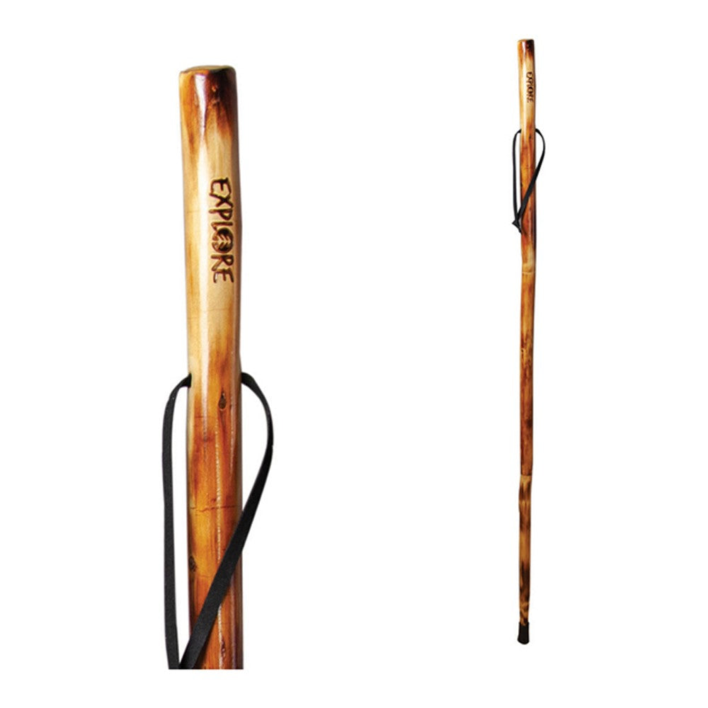 Take A Hike Walking Stick With Compass & Pouch - Explore