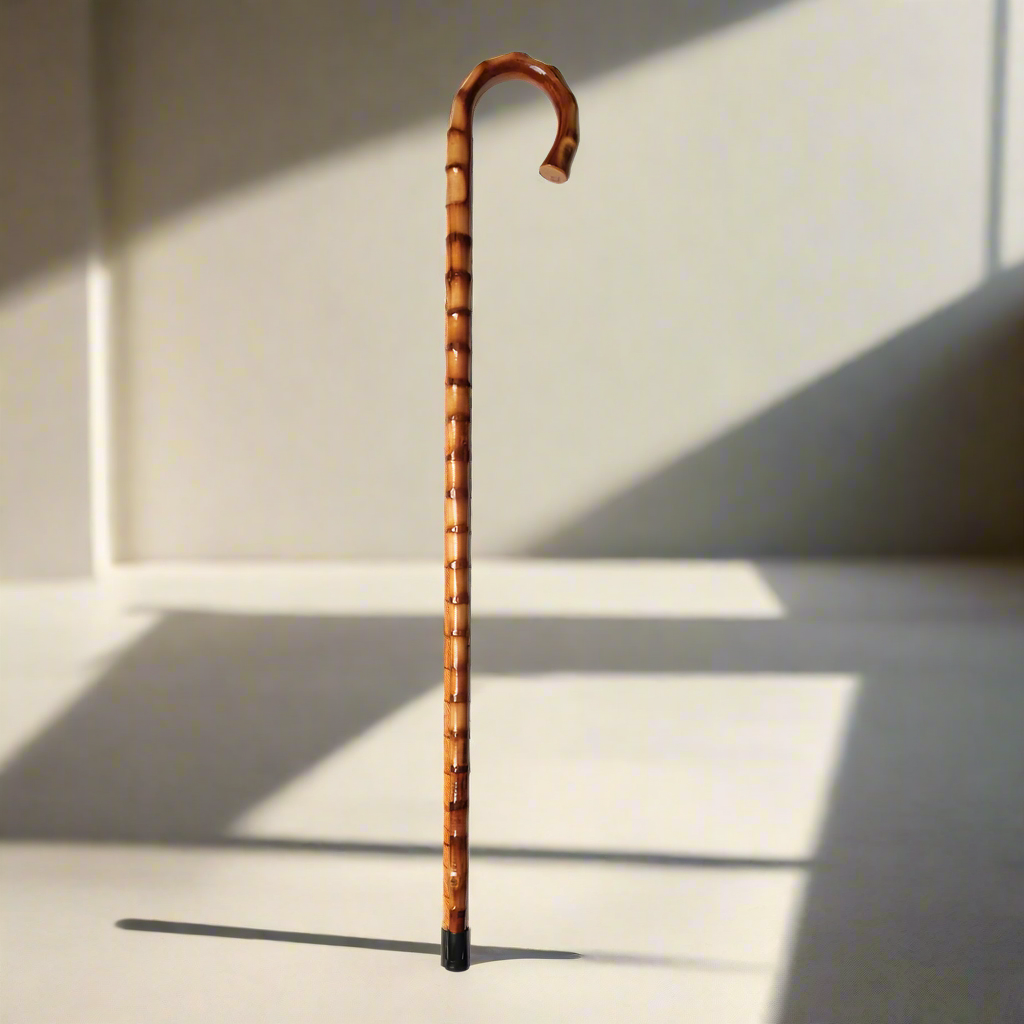 Lean On Me Wood Cane - Hooked Set of 4