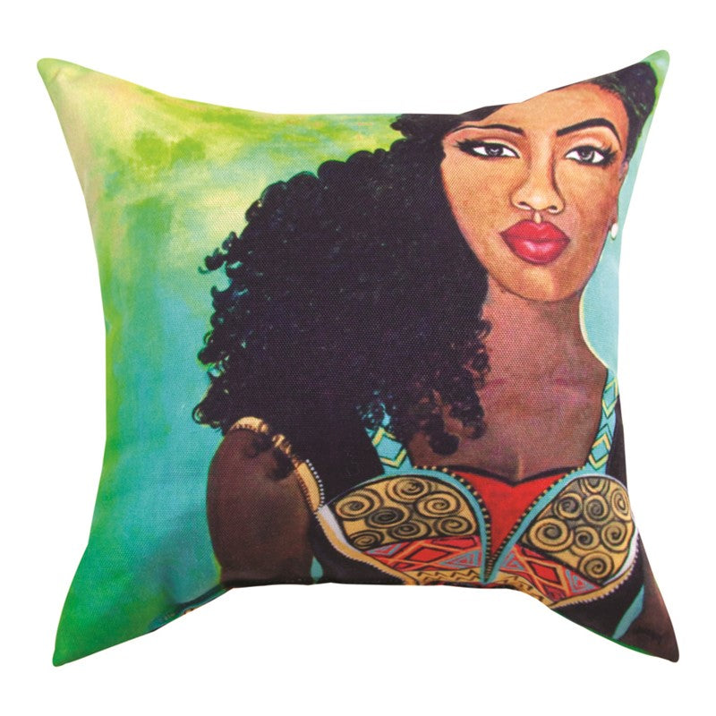 I Am Confident Climaweave Pillow 12" Indoor/Outdoor