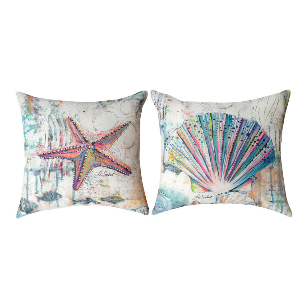 Jewels of The Sea Climaweave Pillow 12" Indoor/Outdoor
