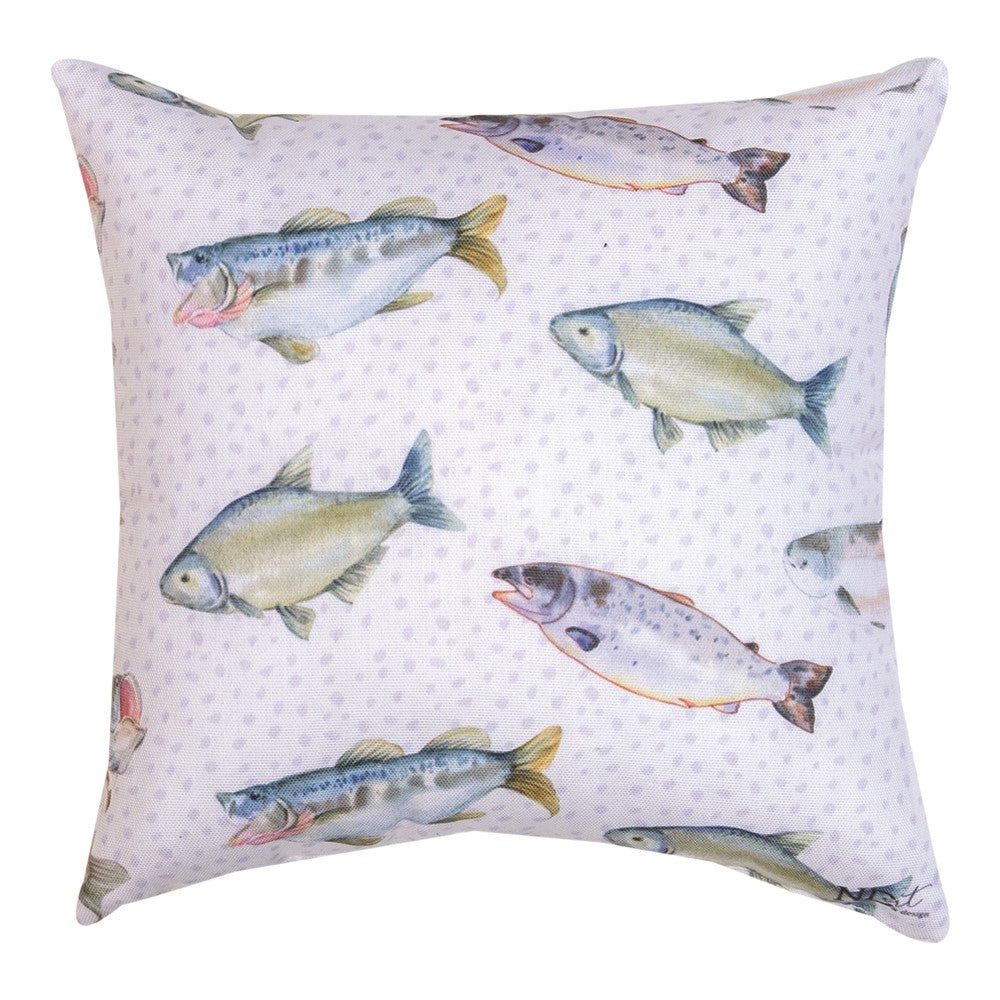 Lodge Fishing Climaweave Pillow 12" Indoor/Outdoor