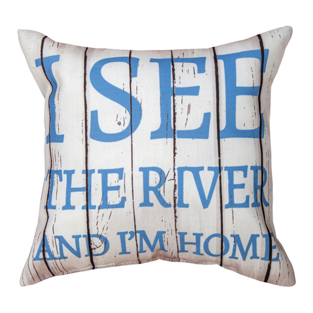 River Life I See The River Climaweave Pillow 12" Indoor/Outdoor