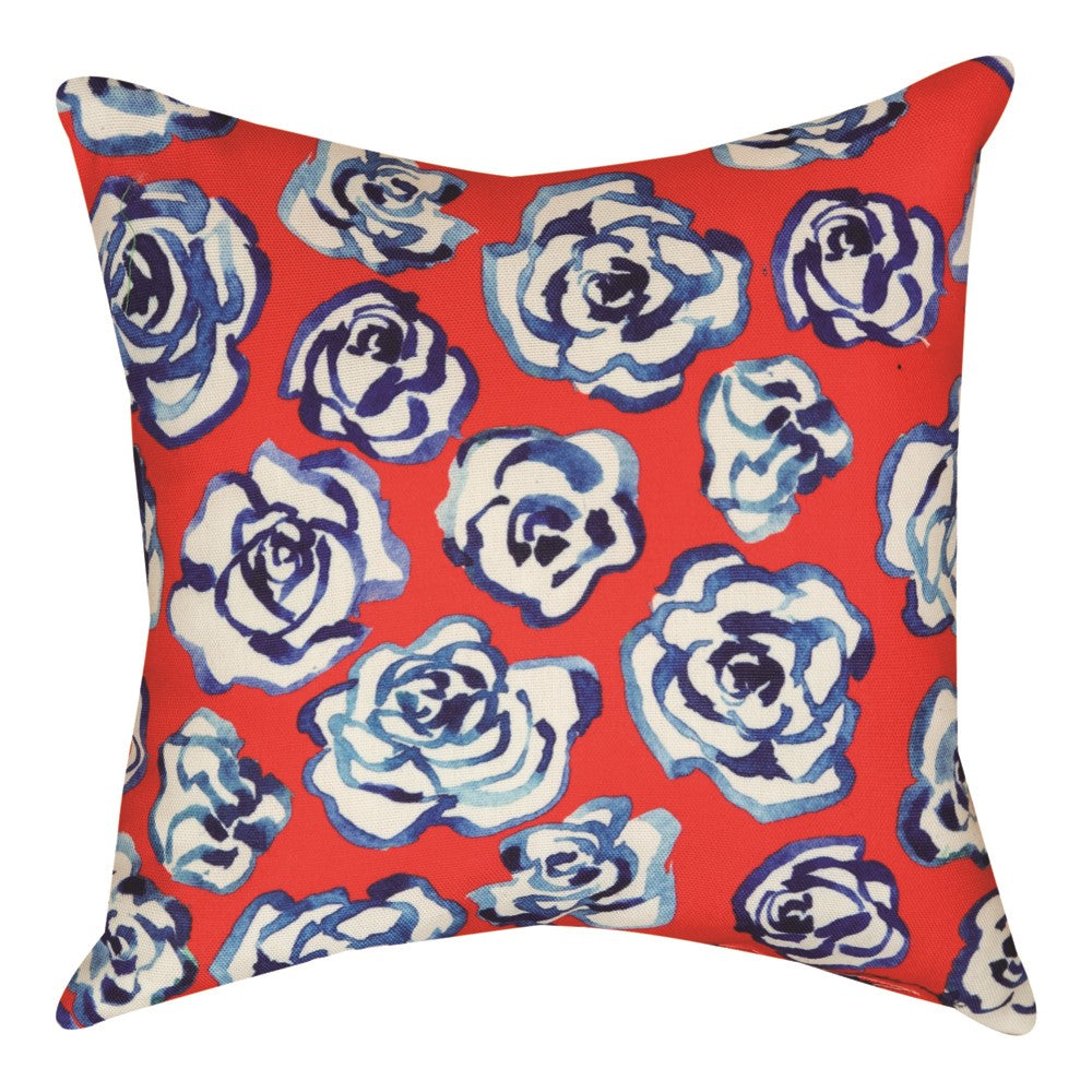 Red, White And Blue Climaweave Pillow 12" Indoor/Outdoor