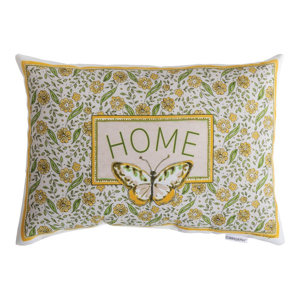 Block Print Climaweave Pillow 18x13