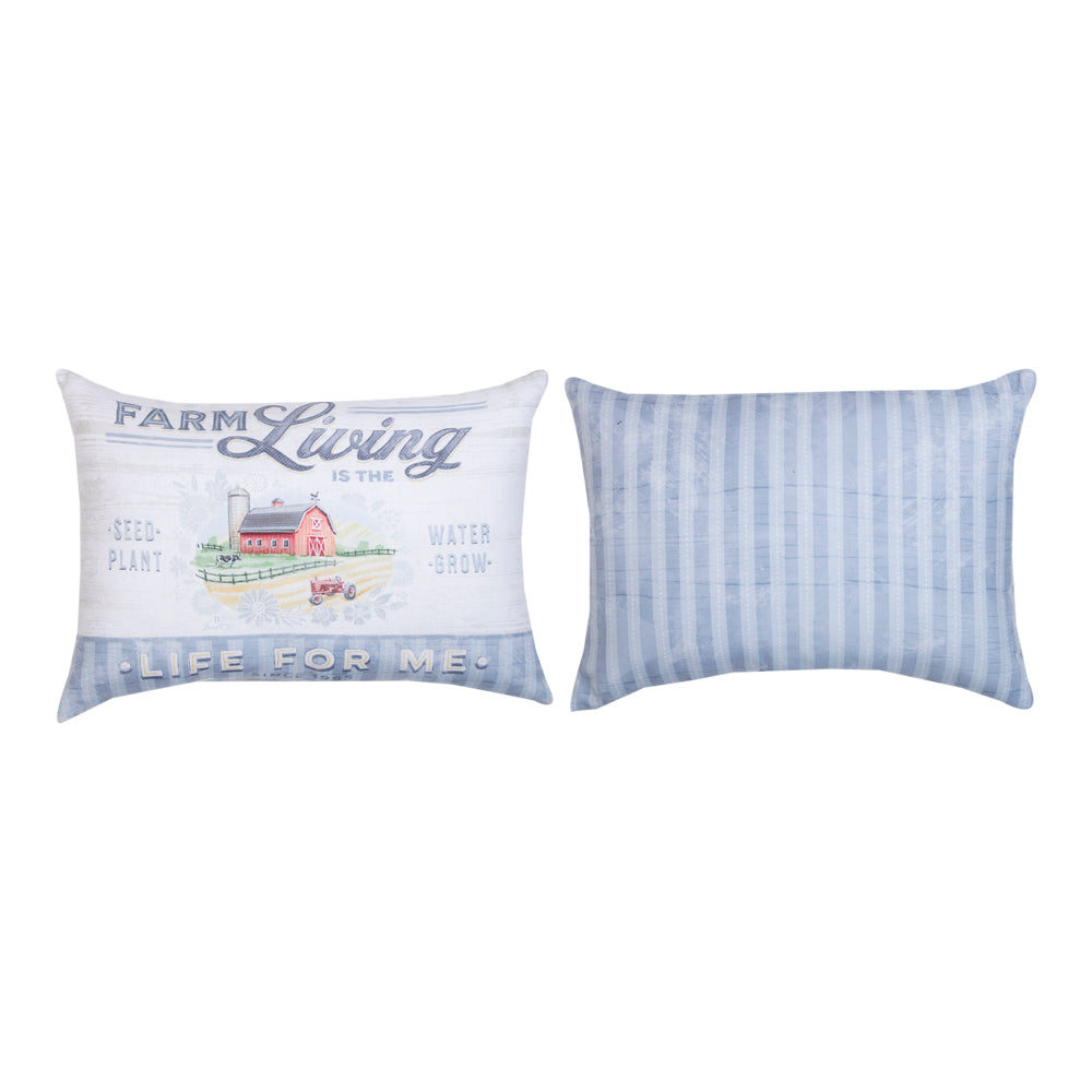 Farmhouse Living Climaweave Pillow 18"X13" Indoor/Outdoor