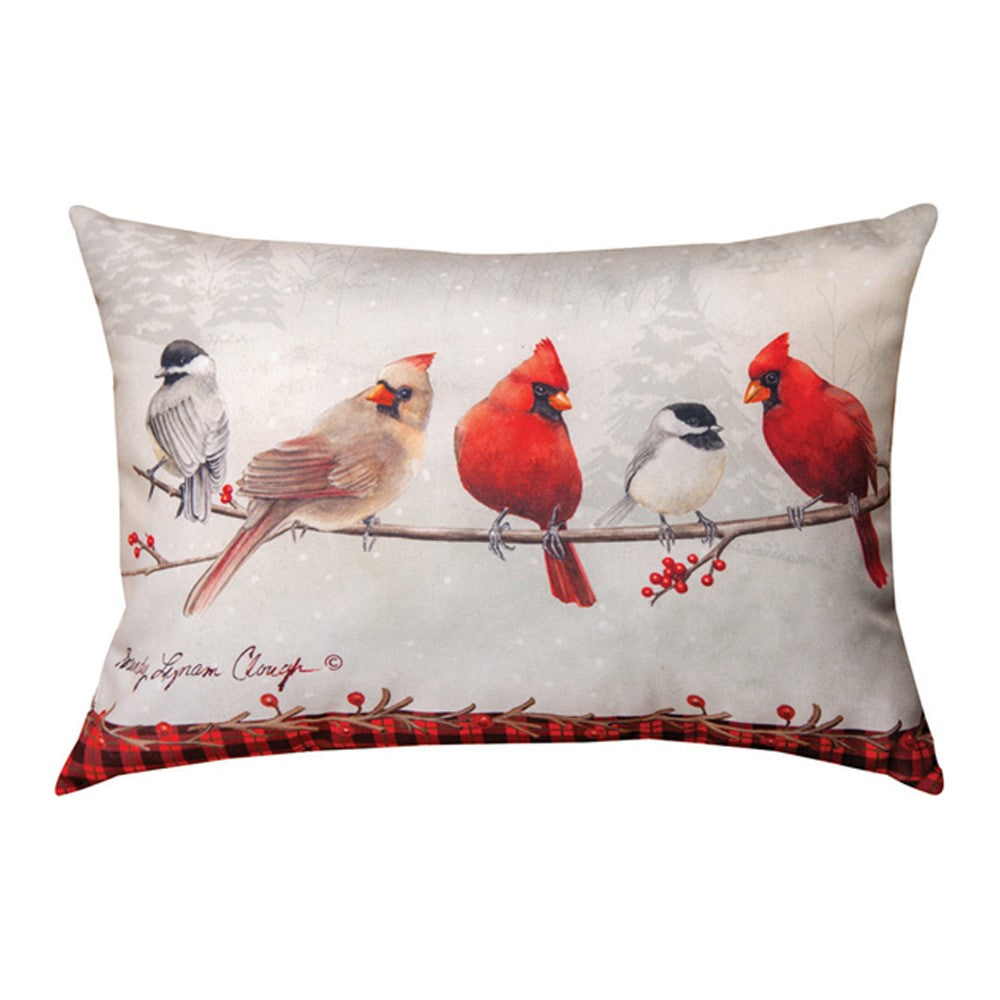 Friends Gather Climaweave Pillow 18"x13" Indoor/Outdoor