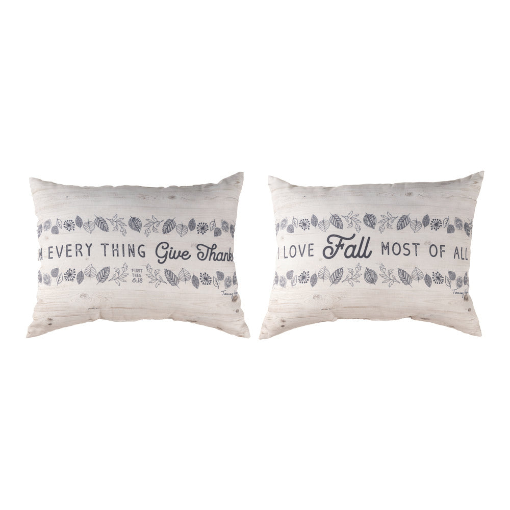 In Everything Give Thanks 24X18 Pillow Climaweave