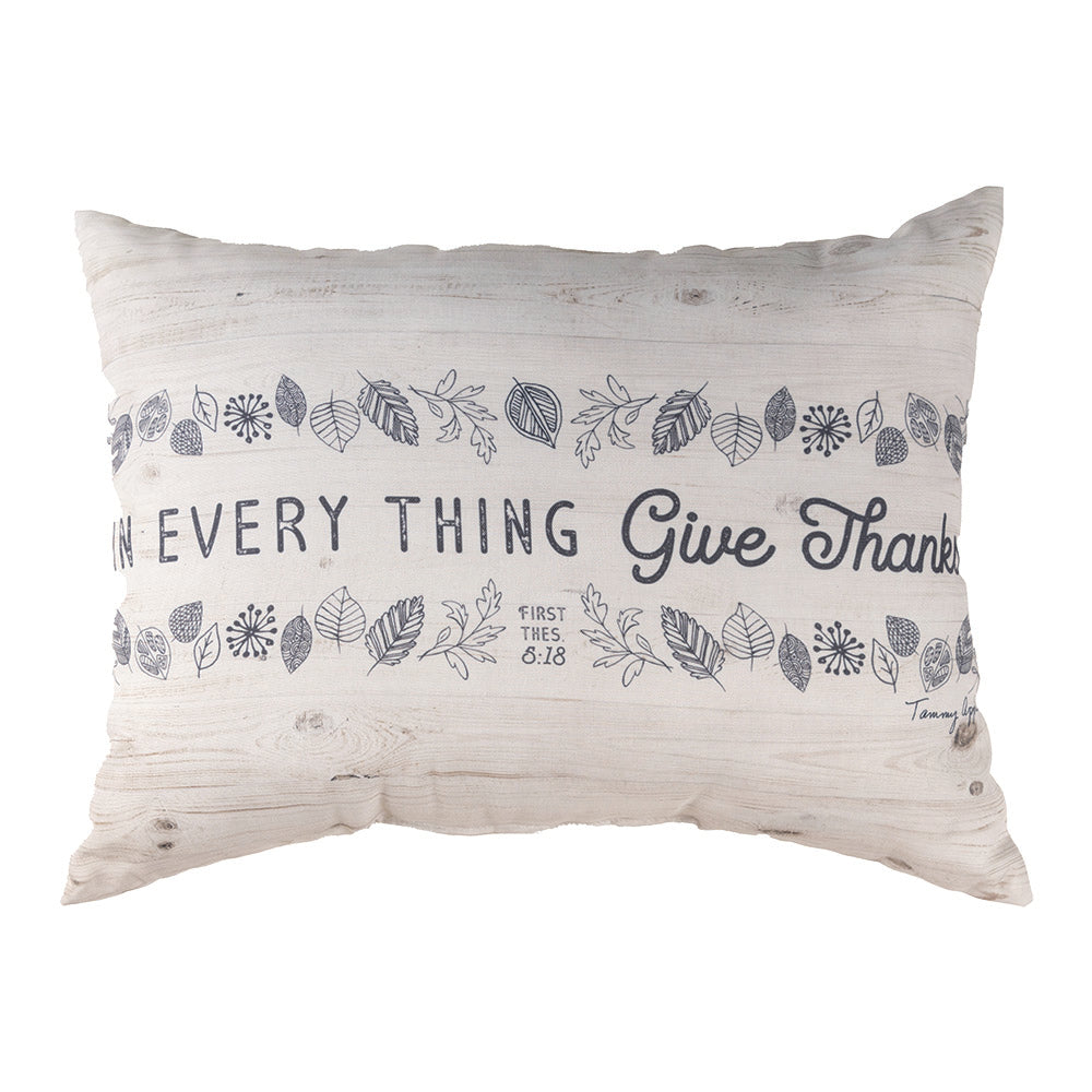 In Everything Give Thanks 24X18 Pillow Climaweave