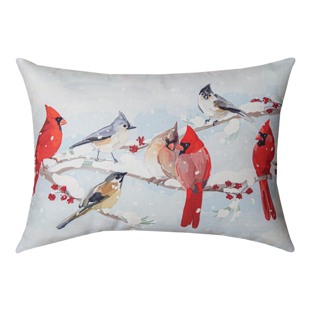 Winter Companions Climaweave Pillow 18"x13" Indoor/Outdoor