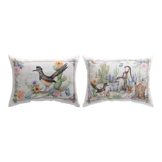 Rosewood Ranch - Roadrunner Climaweave Pillow 18" x 13"