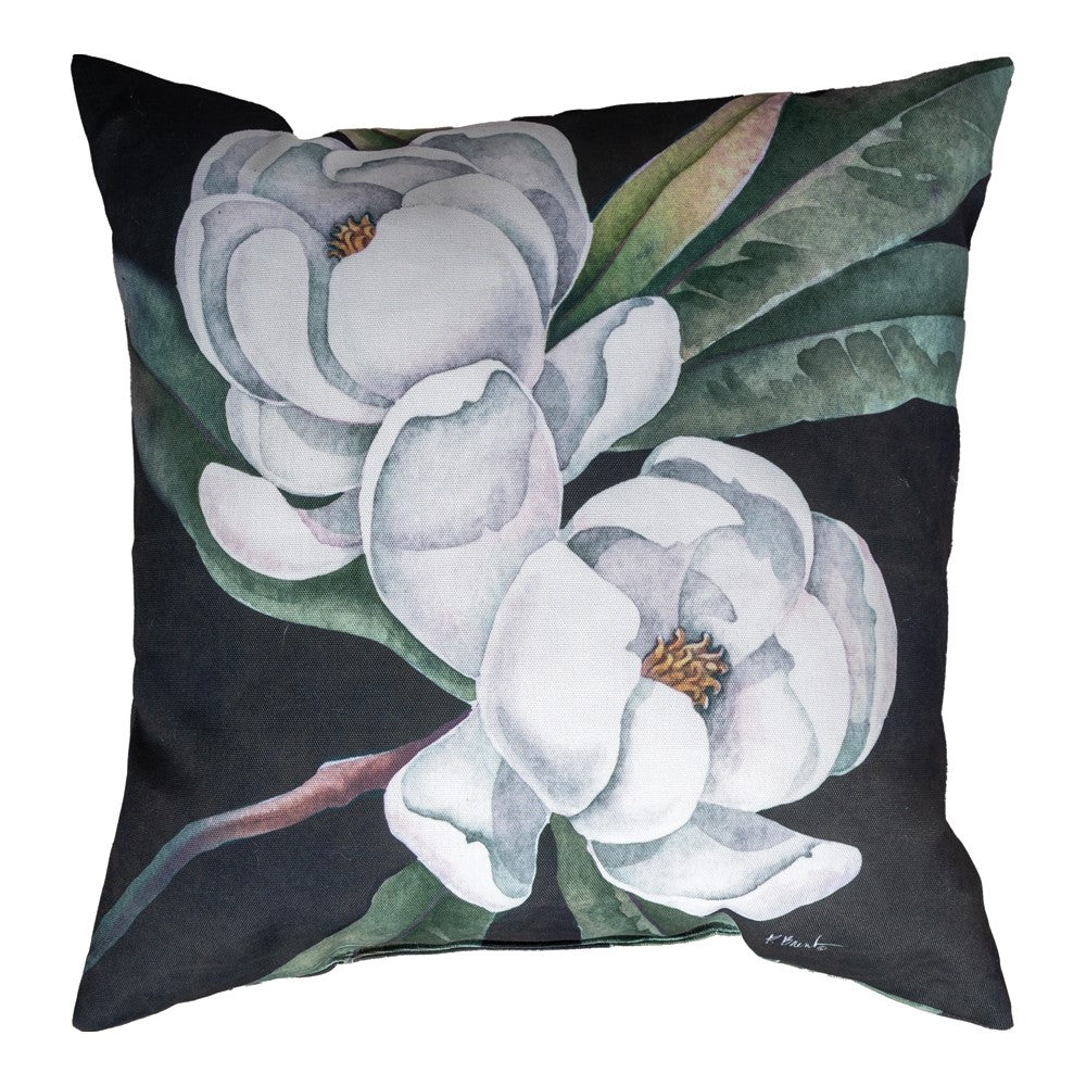 Bay Manolia And Dogwood Climaweave Pillow 18" x 18"