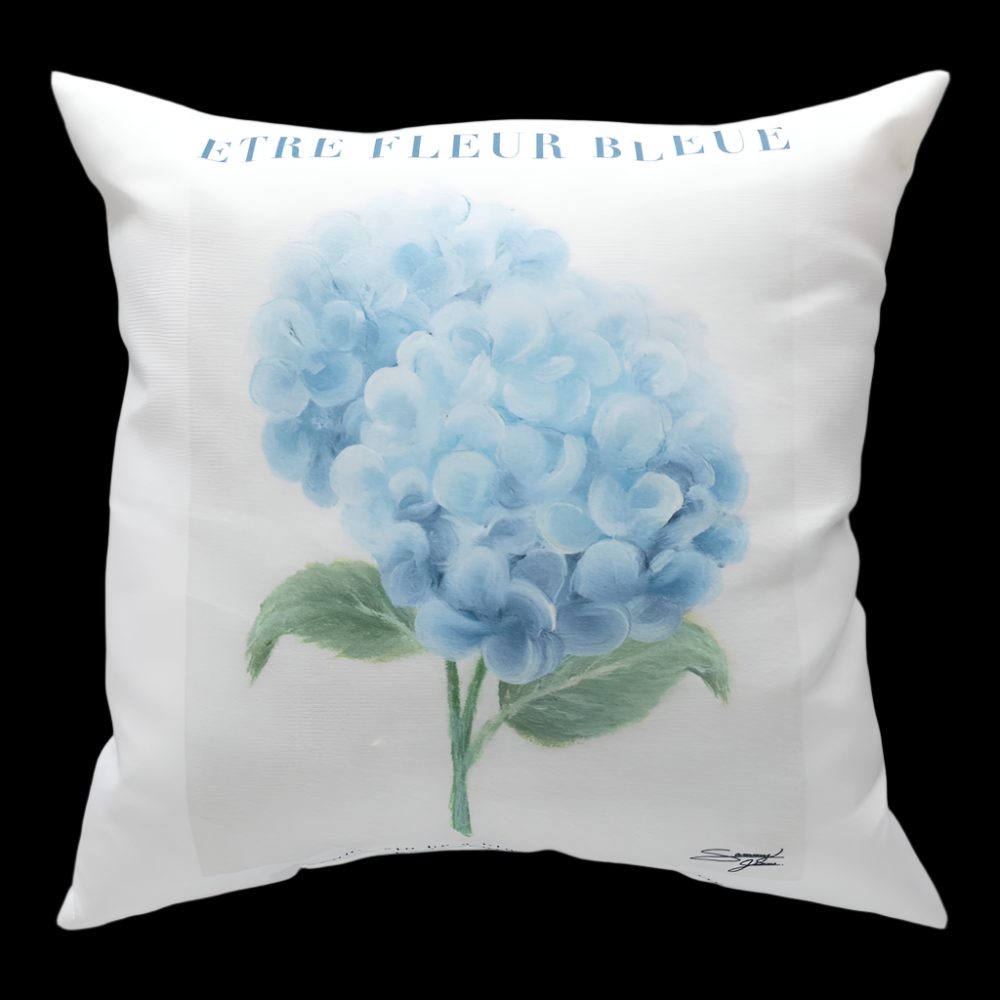 Etre Fleur Blue Climaweave Pillow 18x18