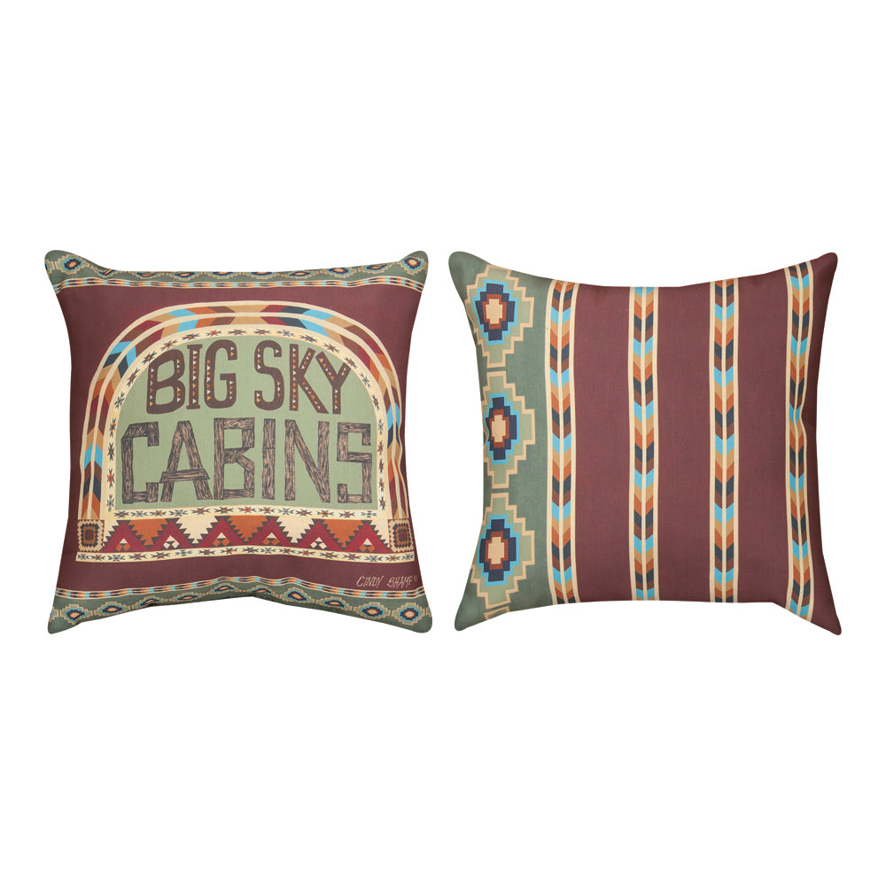 Gunnison Big Sky Cabin Climaweave Pillow 18"