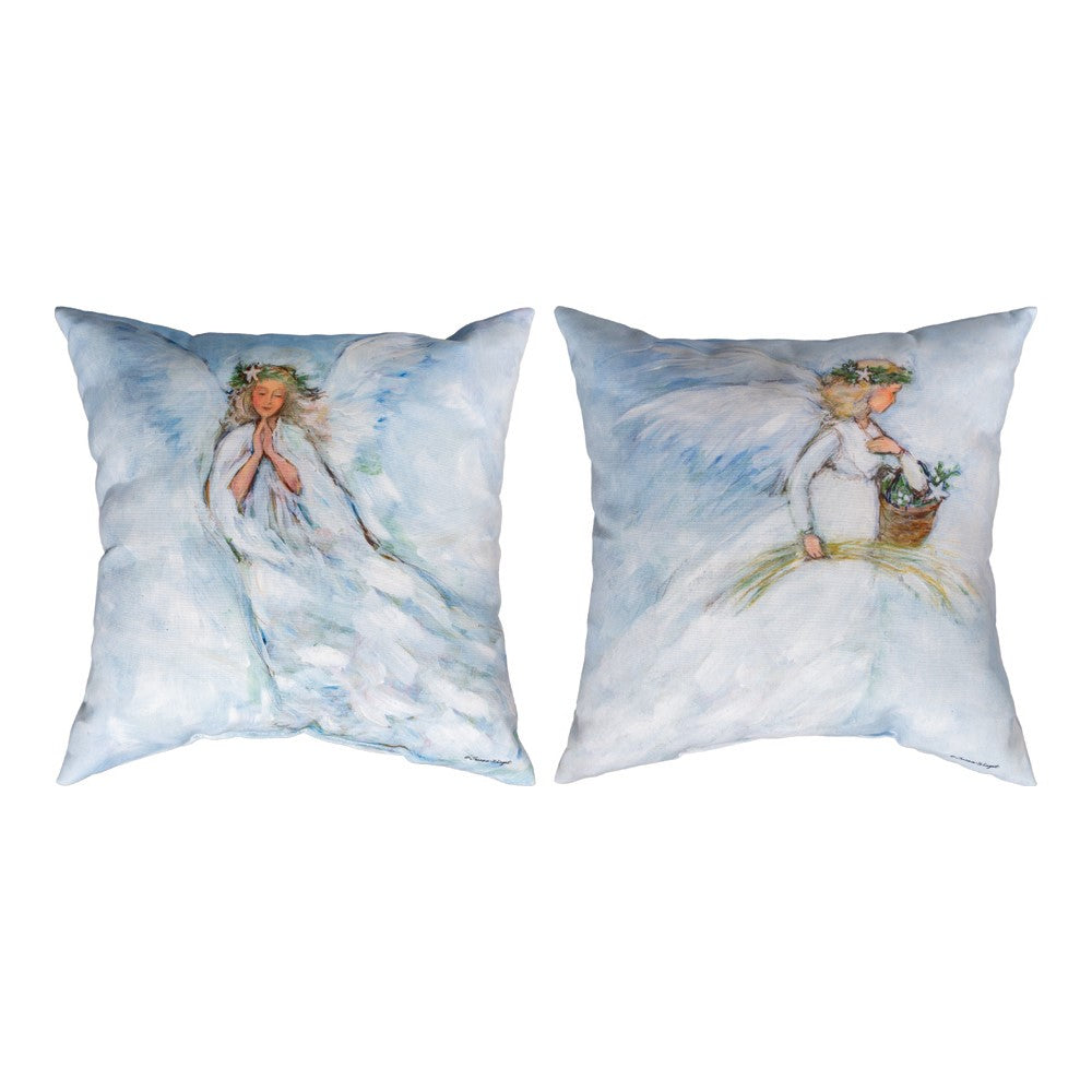 Holiday Tidings - Angel Climaweave Pillow 18" x 18"