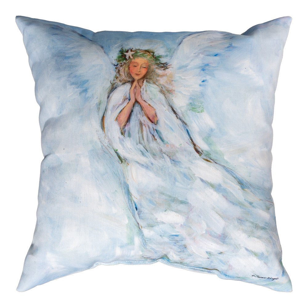 Holiday Tidings - Angel Climaweave Pillow 18" x 18"