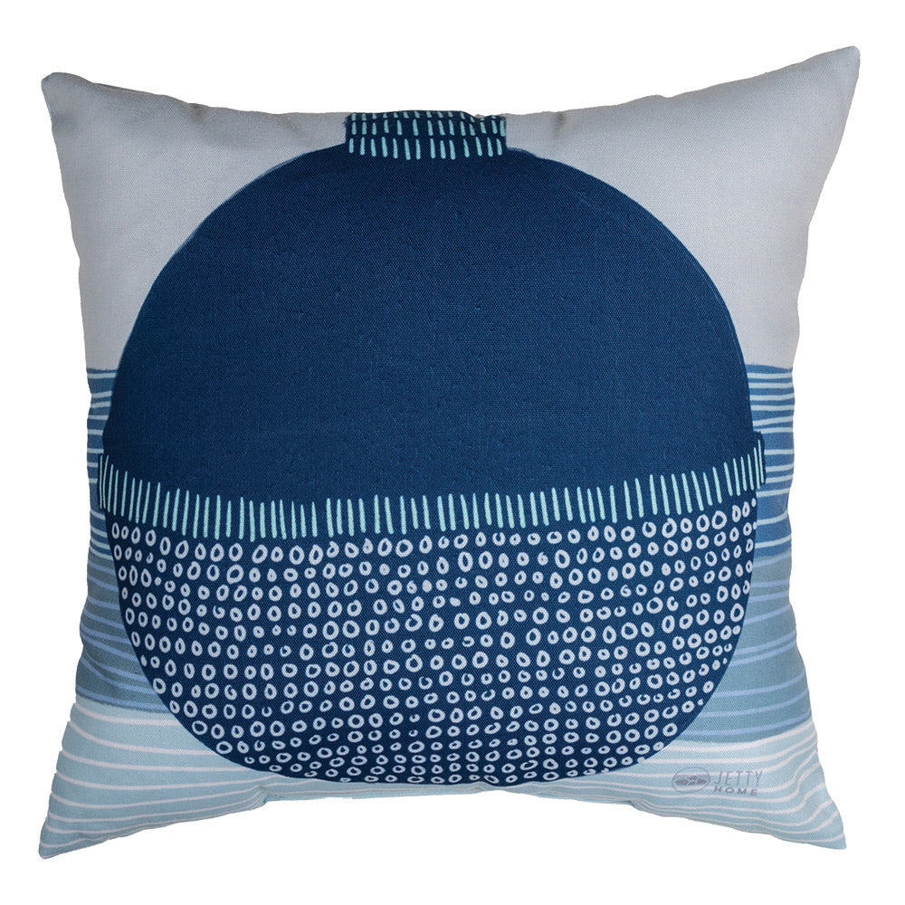 Just Keep Bobbin 18x18 inch Pillow Climaweave Indoor/Outdoor