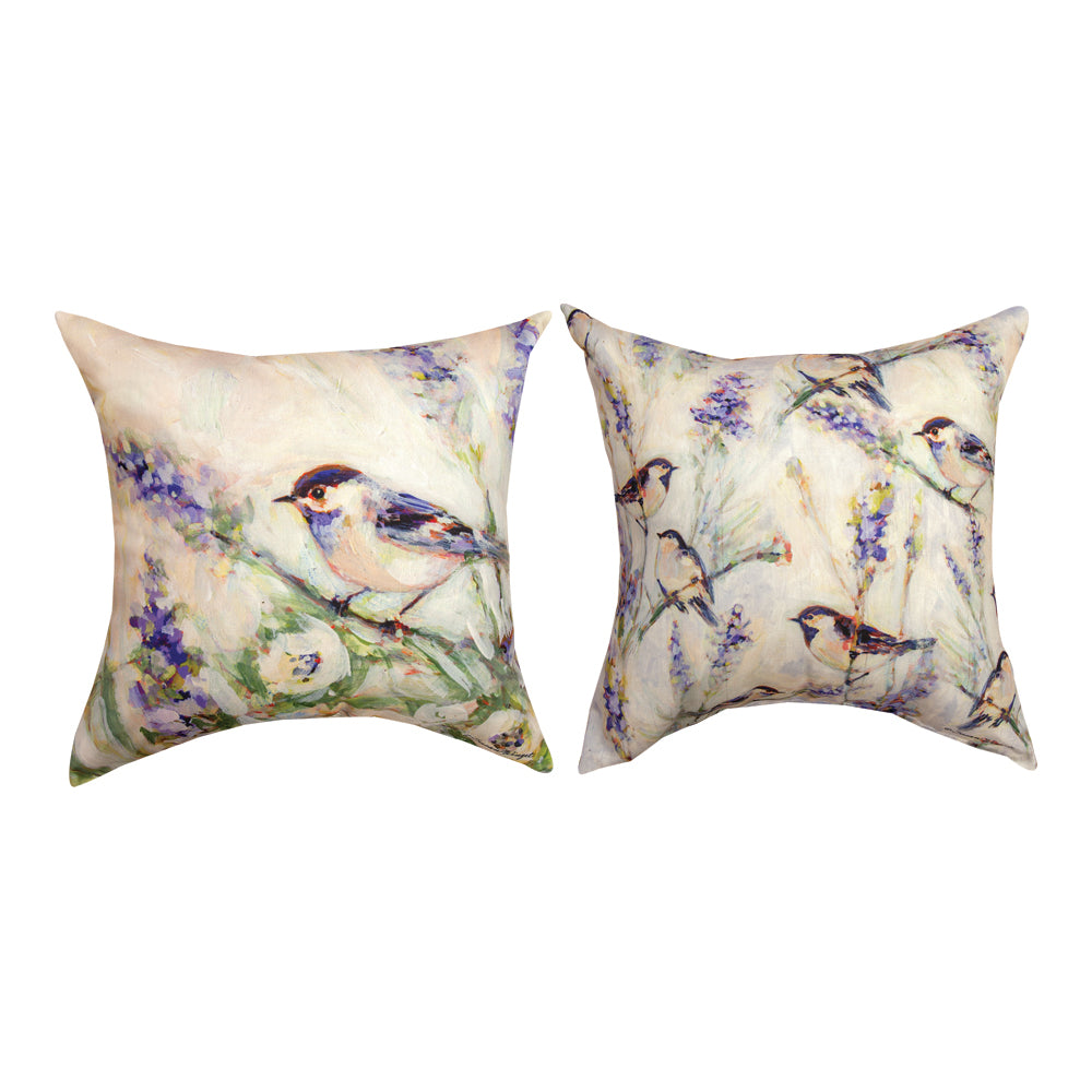 Meadowbrook Birds Climaweave Pillow 18" Indoor/Outdoor