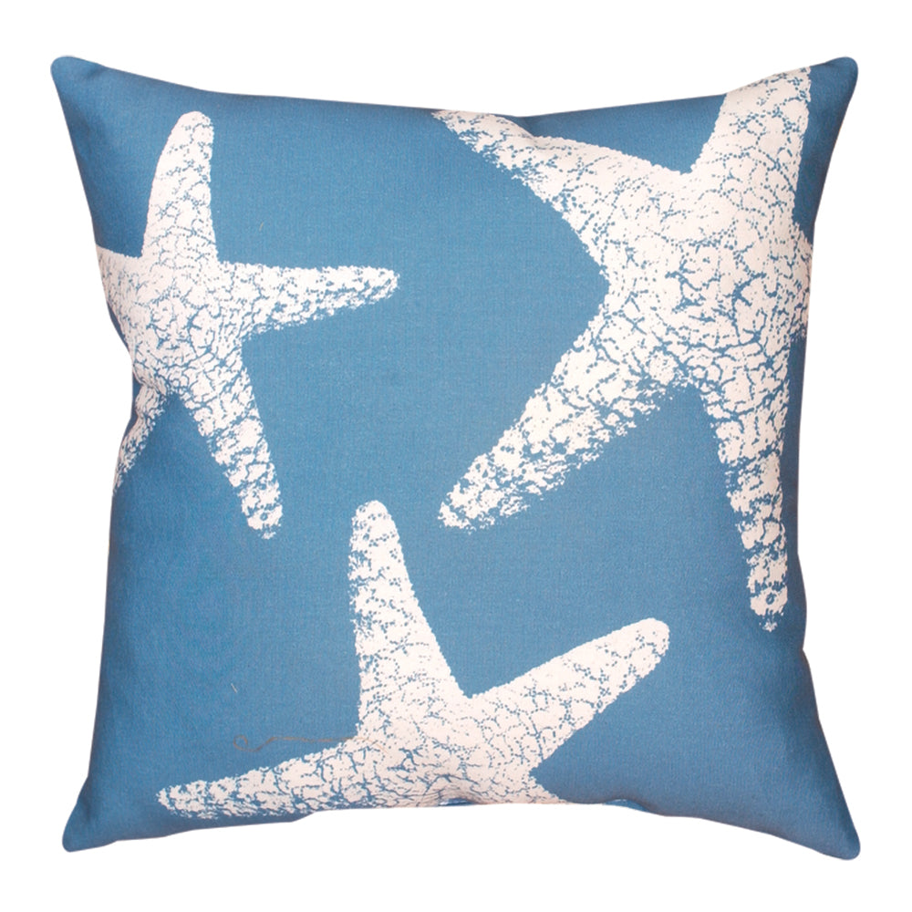 Nautical Starfish Climaweave Pillow 18" Indoor/Outdoor
