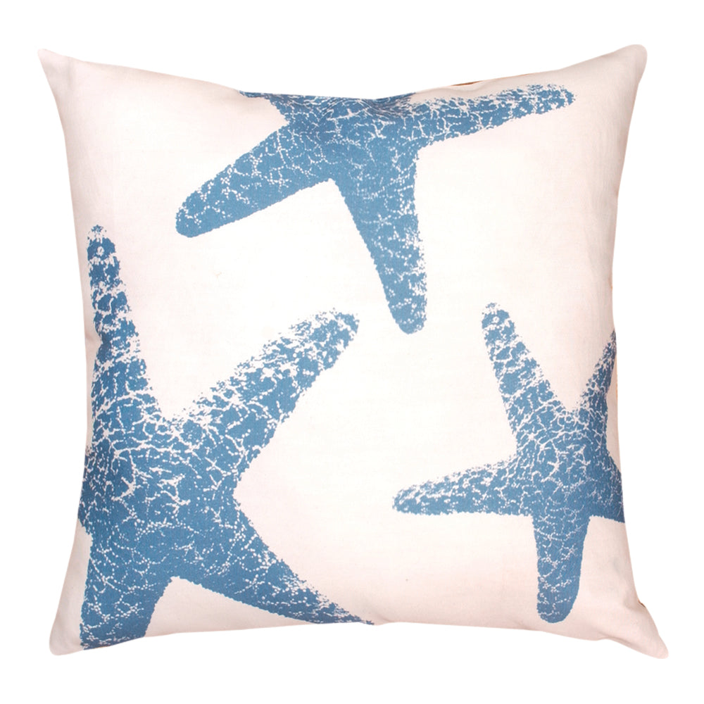 Nautical Starfish Climaweave Pillow 18" Indoor/Outdoor
