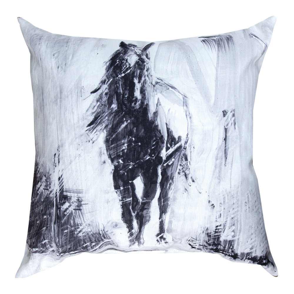 Rustic Stallion Climaweave Pillow 18" Indoor/Outdoor