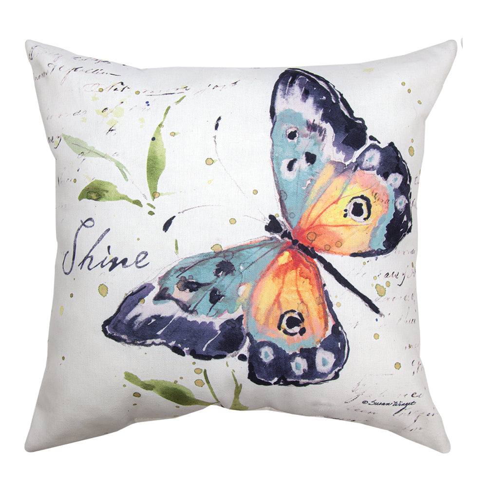 Spring Meadow Shine Bloom Climaweave Pillow 18" Indoor/Outdoor