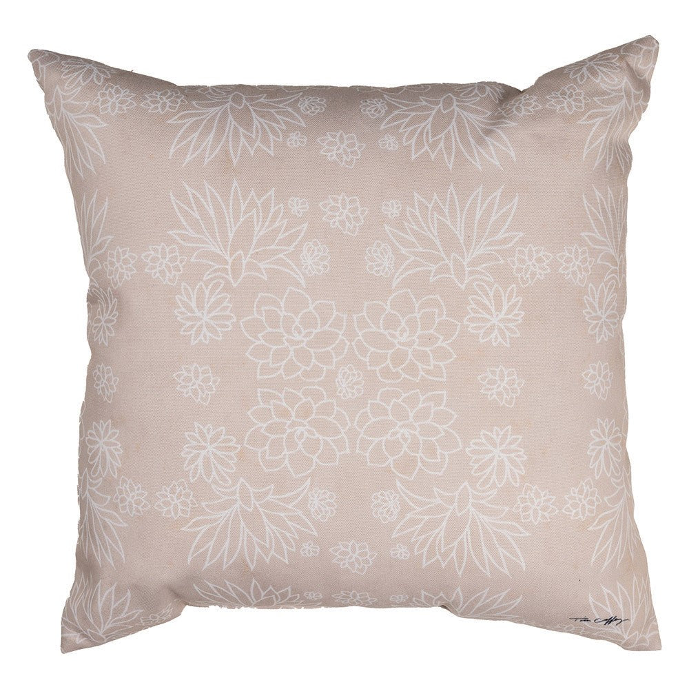 Succulents 18X18 Climaweave Indoor/Outdoor Pillow