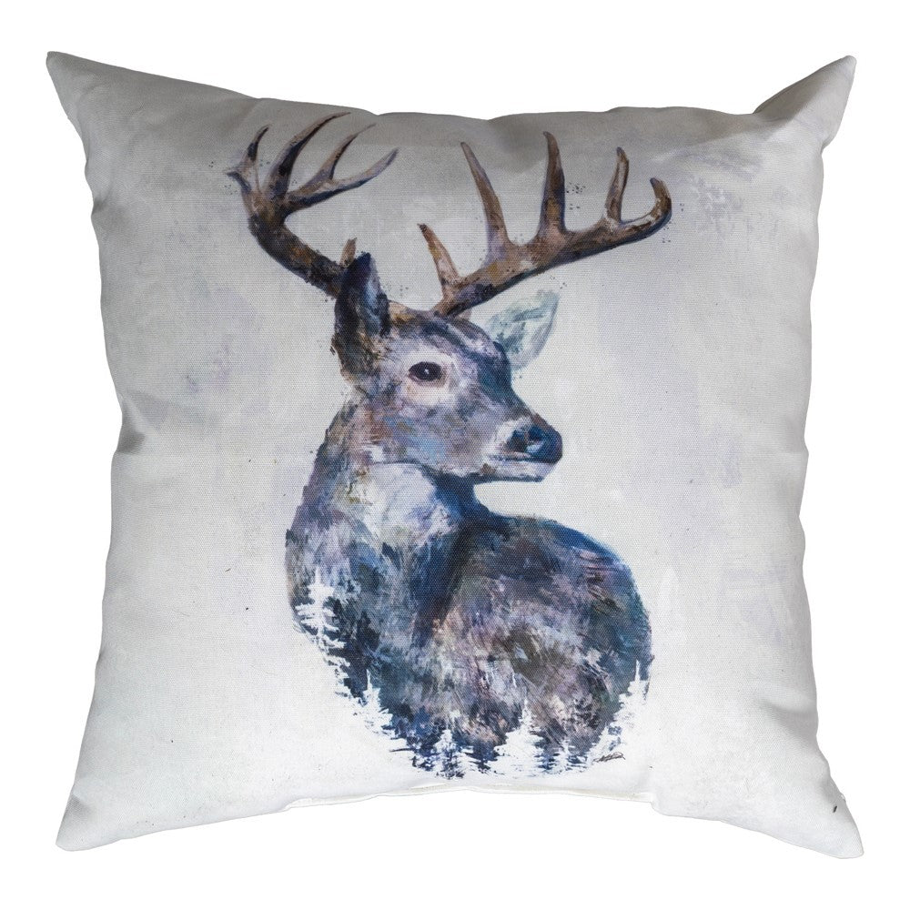 Whispers Of The Wild - Deer Climaweave Pillow 18" x 18"